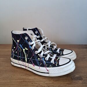 Converse All Stars Chuck Taylor 70s Paint Splatter High-Top Sneakers Size W6 M4